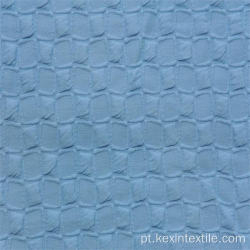 Tecido estampado tricotado jacquard 100% poliéster